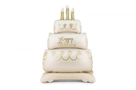 Ballon aluminium Debout Gâteau