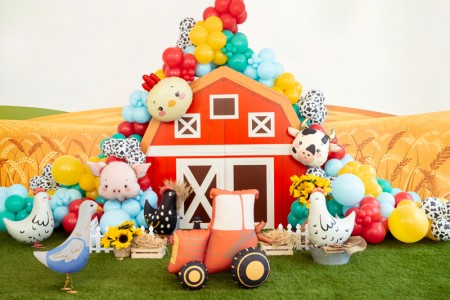 Ballon aluminium Vache