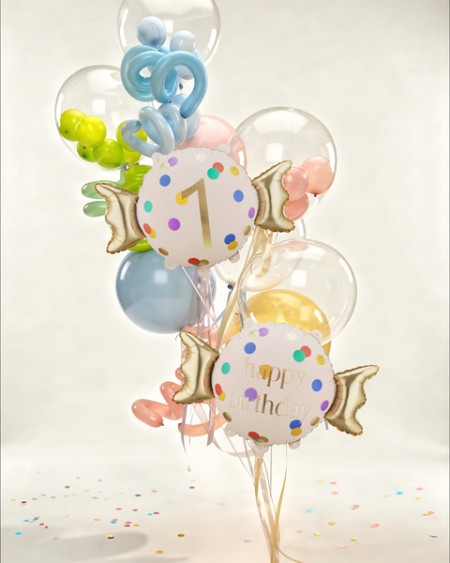 Ballon aluminium Bonbon ''1''