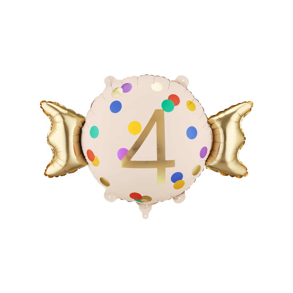 Ballon aluminium Bonbon ''4''