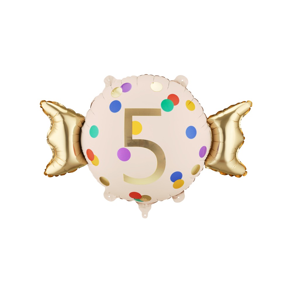 Ballon aluminium Bonbon ''5''
