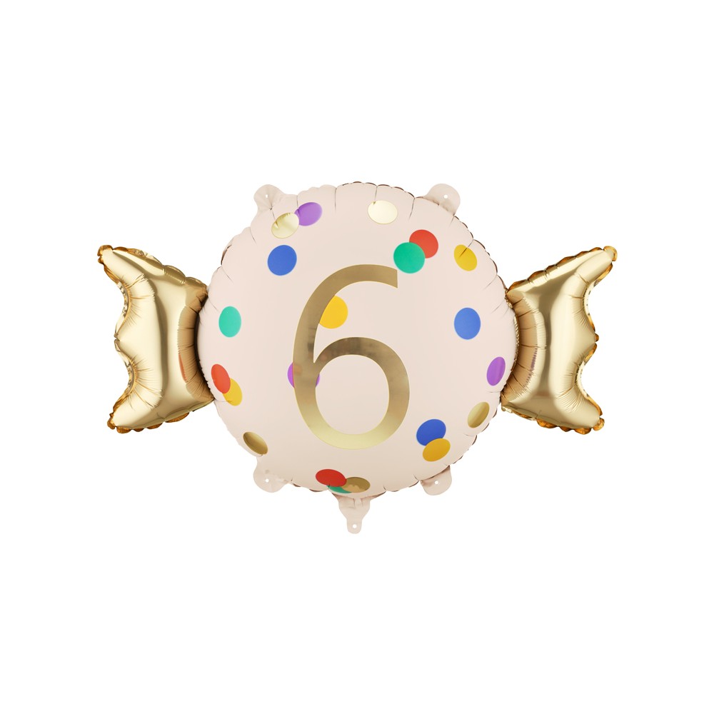 Ballon aluminium Bonbon ''6''