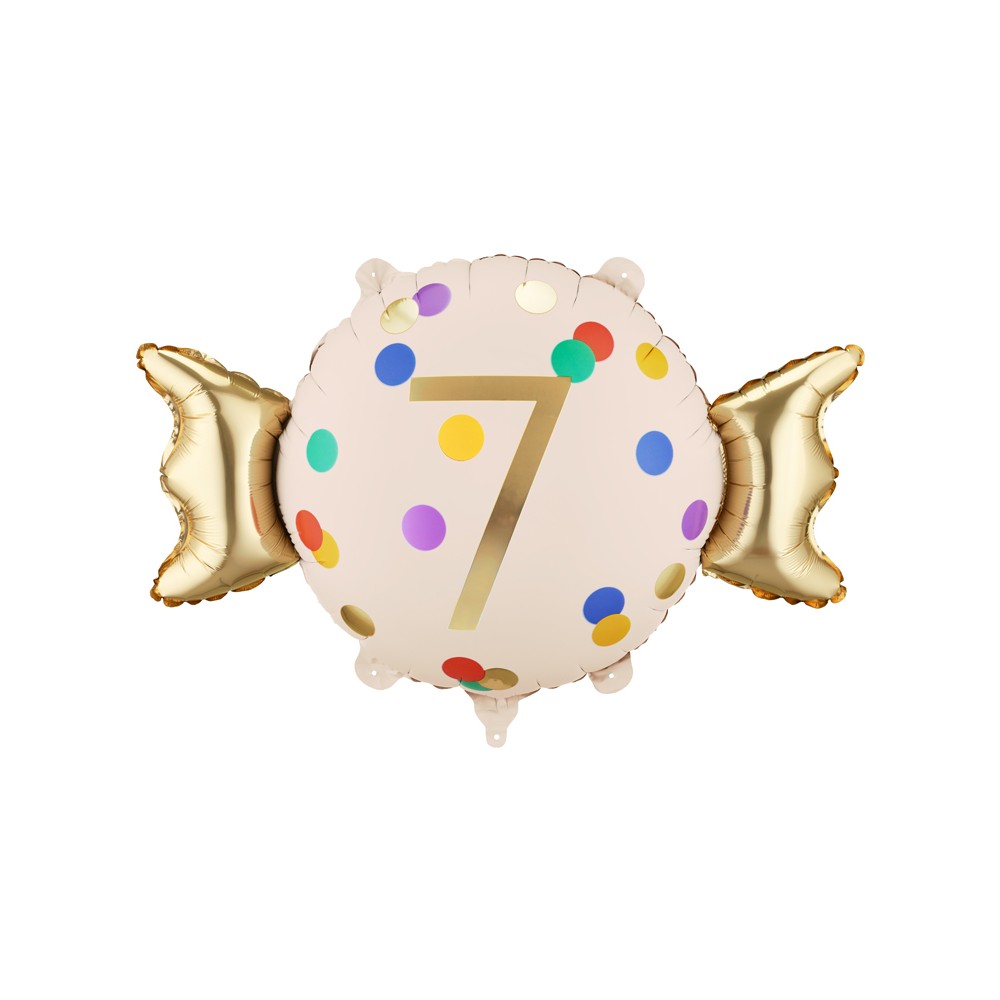 Ballon aluminium Bonbon ''7''