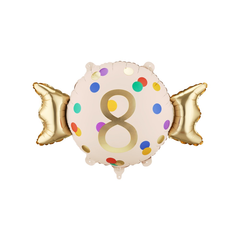 Ballon aluminium Bonbon ''8''