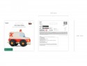 Ballon aluminium debout Ambulance