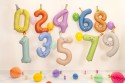 Ballon aluminium chiffre ''5'' - pêche
