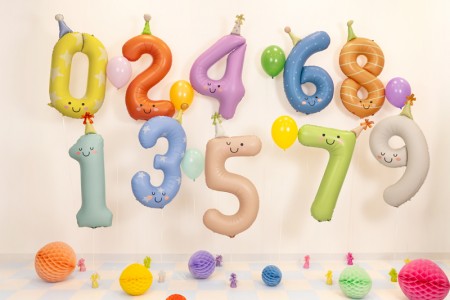 Ballon aluminium chiffre...
