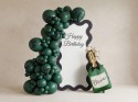 Ballon aluminium Champagne - vert