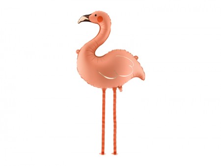 Ballon aluminium Flamant rose