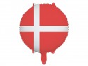 Ballon aluminium Drapeau du Danemark