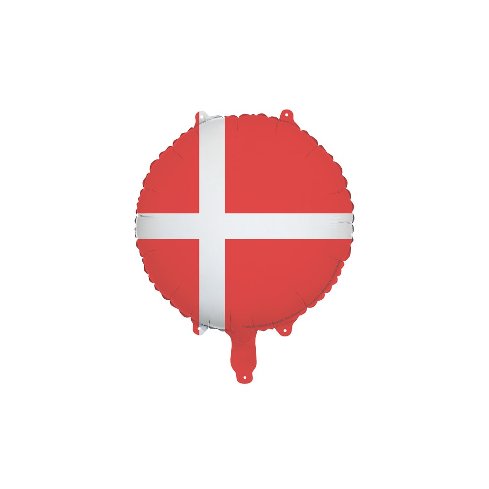 Ballon aluminium Drapeau du Danemark