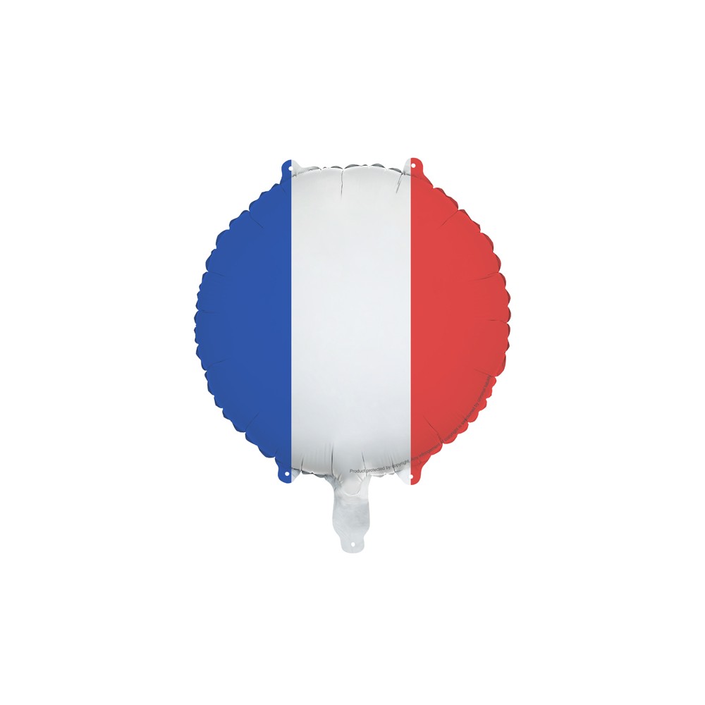 Ballon aluminium Drapeau de la France