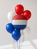 Ballon aluminium Drapeau des Pays -Bas