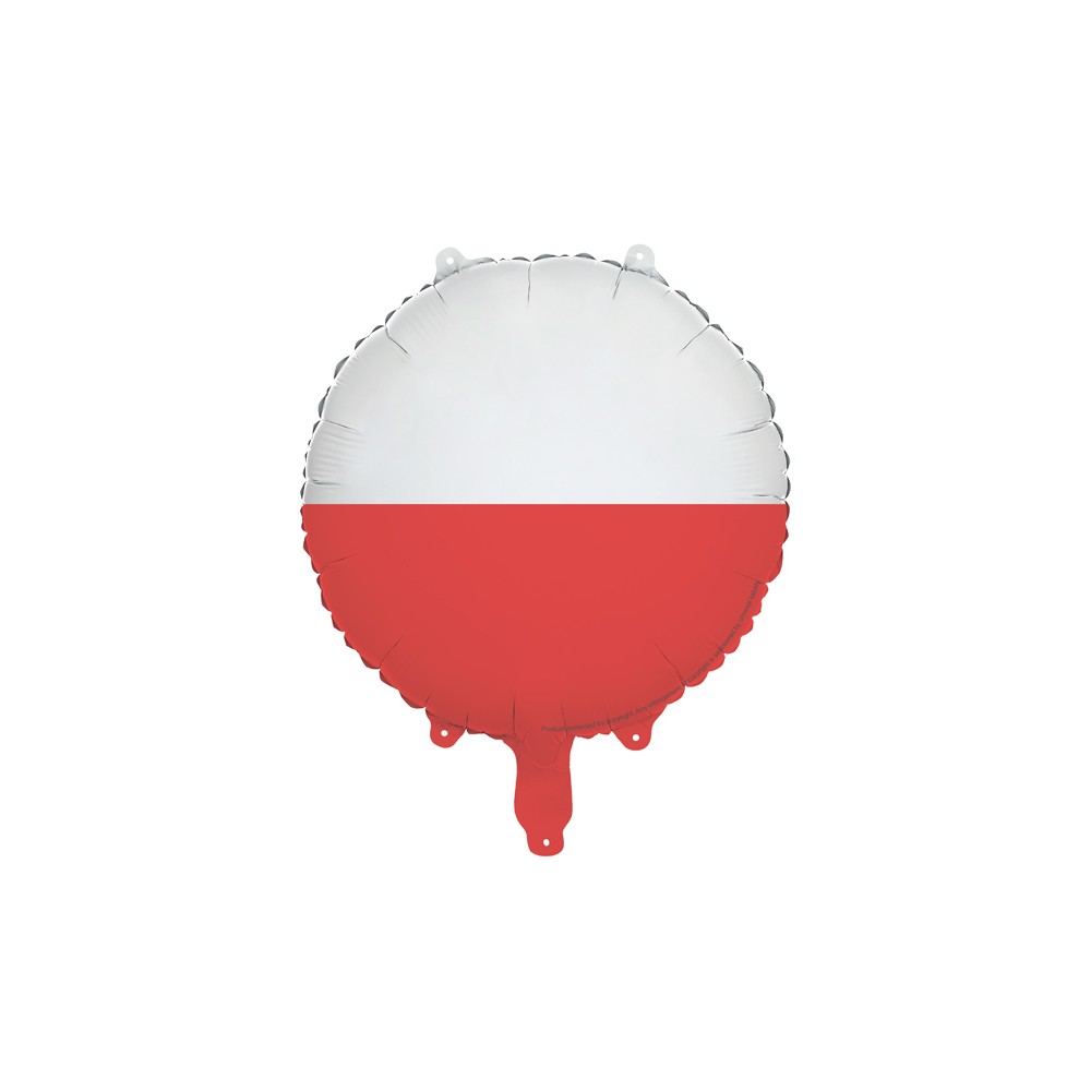 Ballon aluminium Drapeau de la Pologne