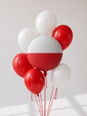 Ballon aluminium Drapeau de la Pologne