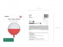 Ballon aluminium Drapeau de la Pologne