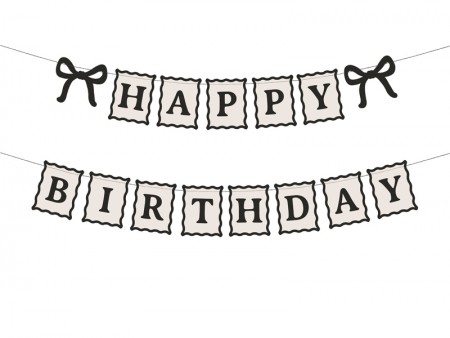 Guirlande Happy Birthday...