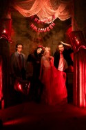 Guirlande "Happy Halloween" avec hachoirs