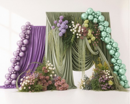 10Ballons Glossy 30cm - violet