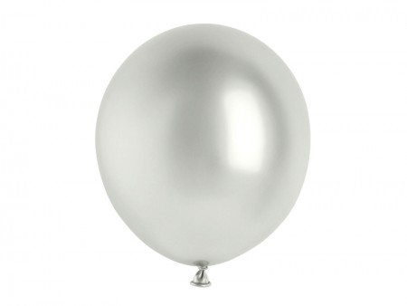 5 ballons en latex – Argent...