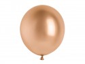 5 ballons en latex – Or rose – Finition brillante – 46 cm