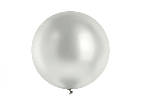 Ballon Glossy 60cm - argent