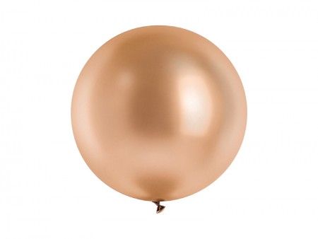 1 ballon en latex – Or rose...
