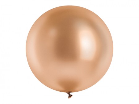 Ballon Glossy 100cm - or rose
