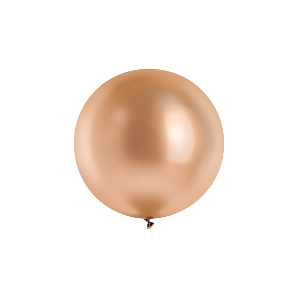 Ballon Glossy 100cm - or rose