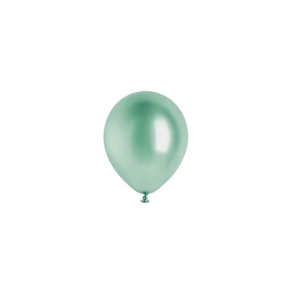 50 Ballons Glossy 12cm - vert bouteille