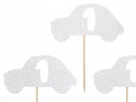 6 Décorations pour cupcakes 1st Birthday