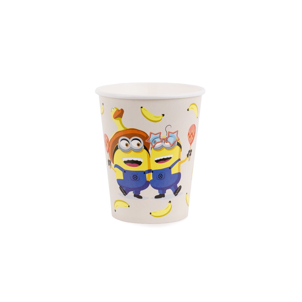 6 Gobelets en papier "Minions" - 250 ml