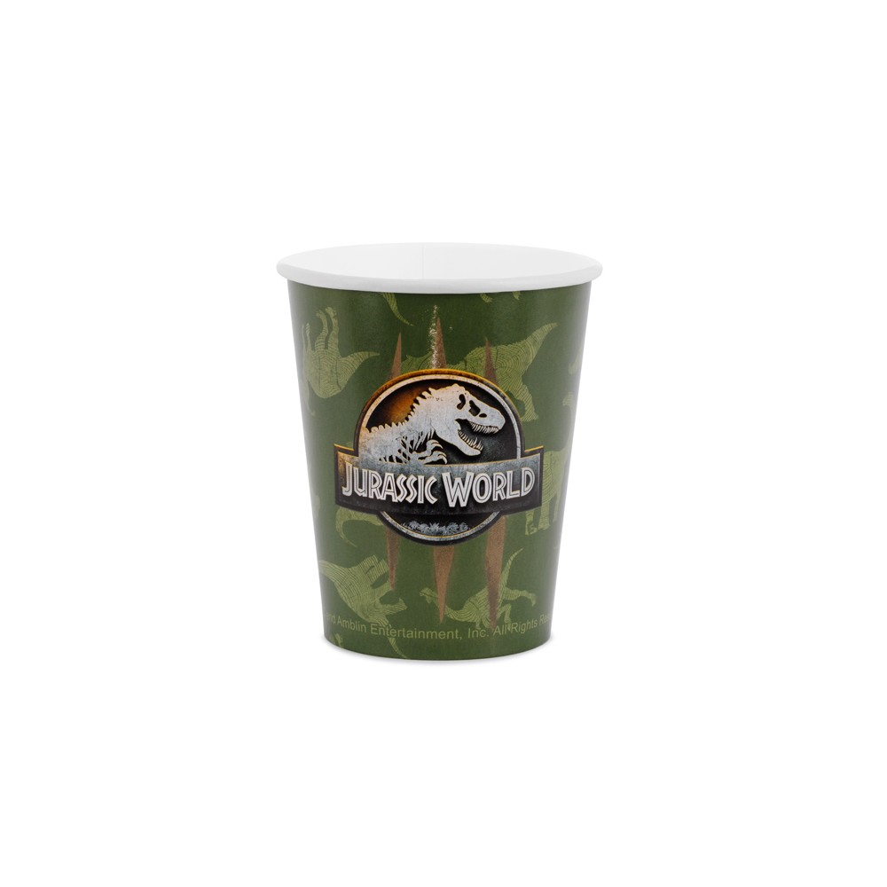 6 Gobelets en papier "Jurassic World"