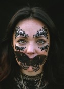 Cristaux Décoratifs pour Visage - Noirs