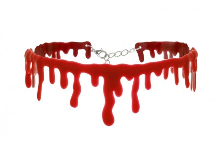 Choker ensanglanté - rouge