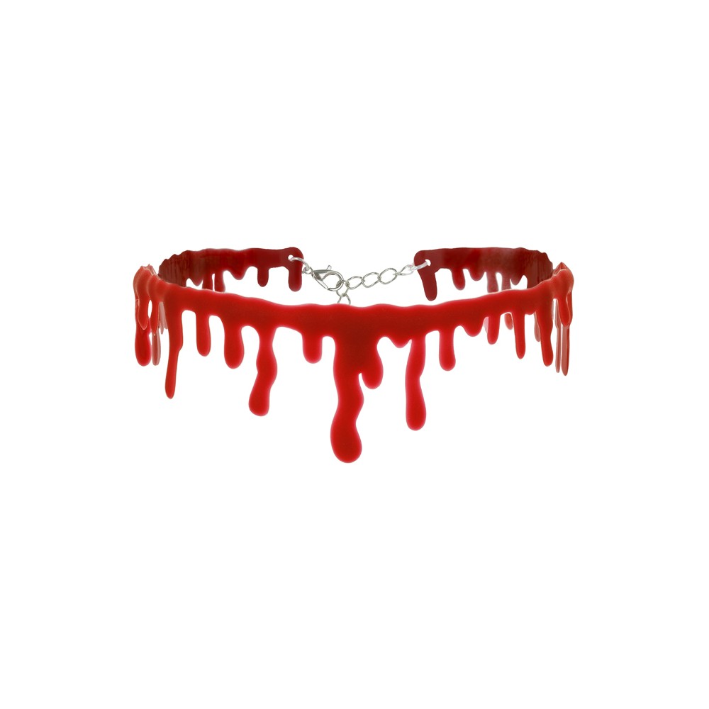 Choker ensanglanté - rouge
