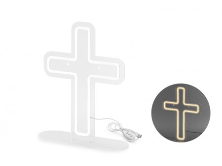 Néon LED Croix