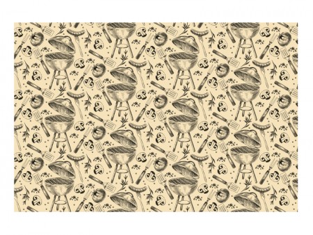 Nappe en papier Grill - 180cm