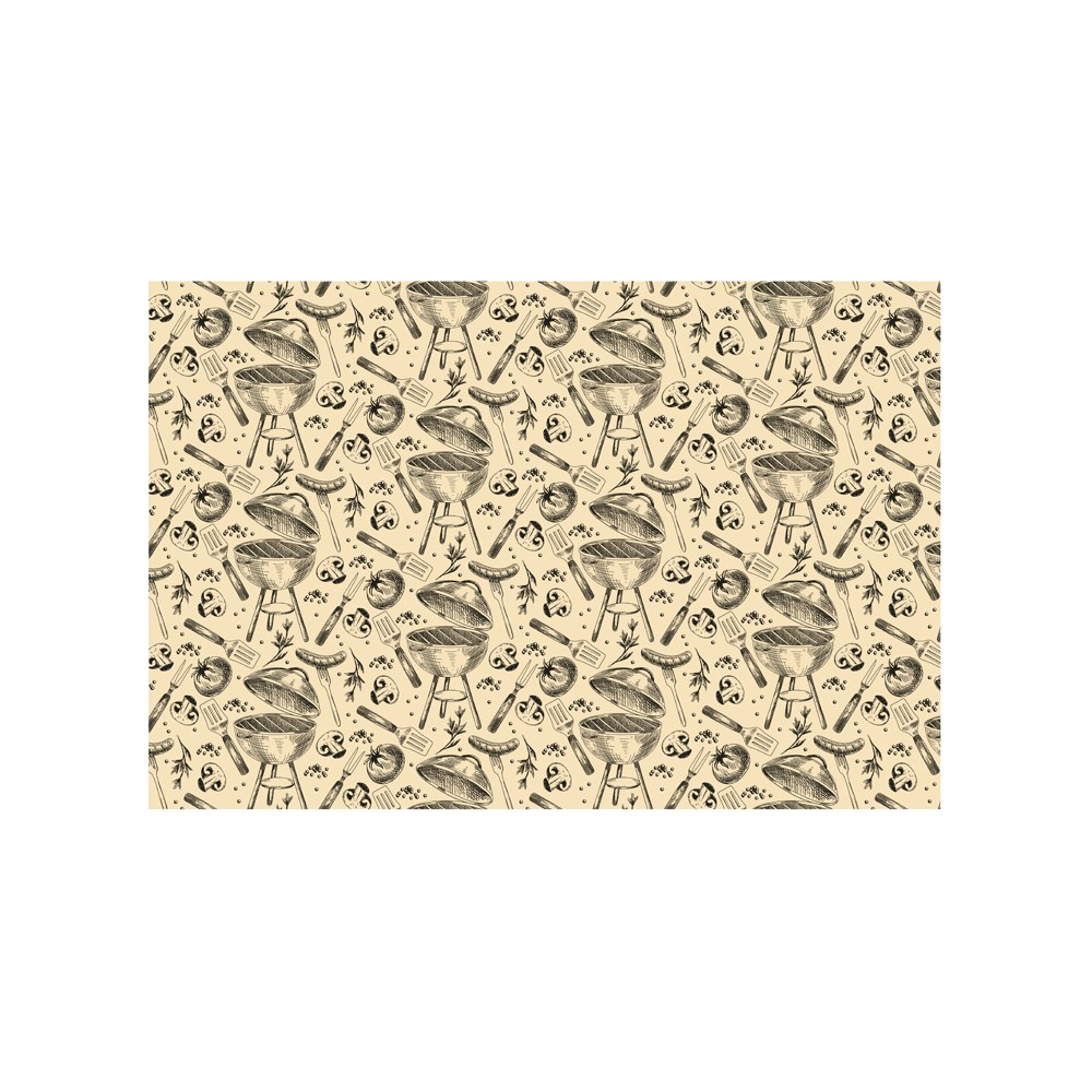 Nappe en papier Grill - 180cm