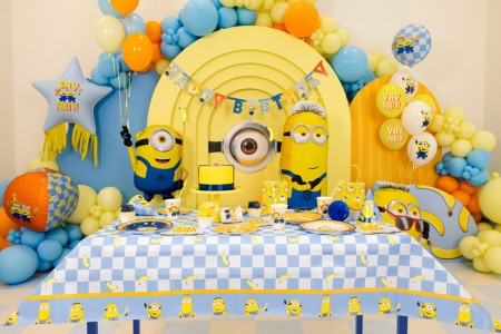 Nappe en papier "Minions" -...