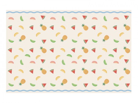 Nappe en papier Fruits - 180cm