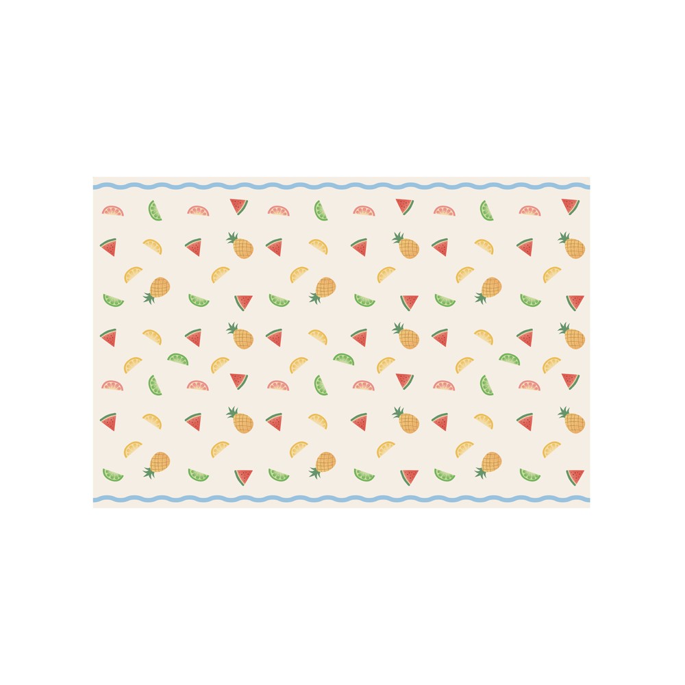Nappe en papier Fruits - 180cm