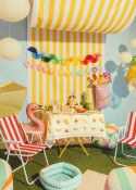 Nappe en papier Fruits - 180cm