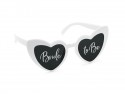 Lunettes en forme de coeur avec inscription ''Bride to Be'' - blanc