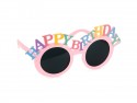 Lunettes Happy Birthday - rose
