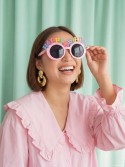 Lunettes Happy Birthday - rose