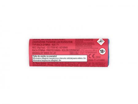 5 Bombes fumigène - rouge