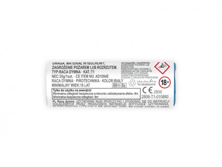 5 Bombes fumigène - blanc