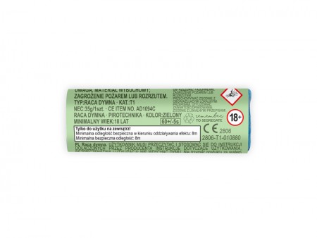 5 Bombes fumigène - vert