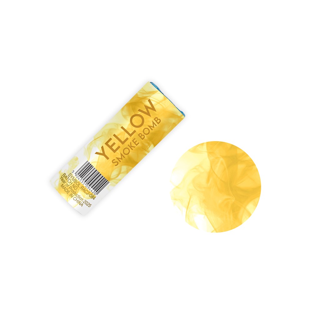 5 Bombes fumigène - jaune